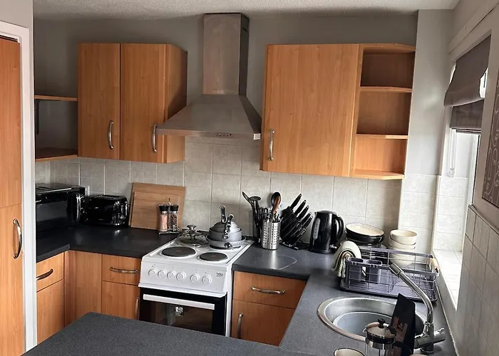 A Cozy One Bedroom Flat For Two Guests شقة